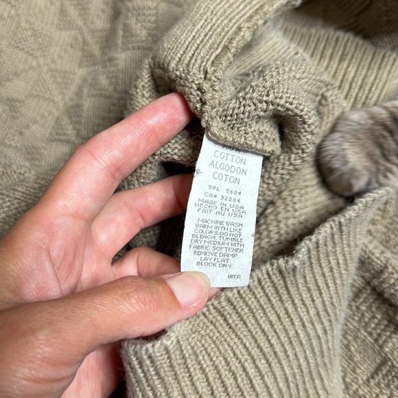 Vintage Shenandoah Crew Knit Brown Sweater Size Large - Picture 8 of 9